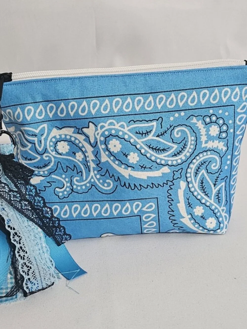 Bandana Makeup Bag - Handmade